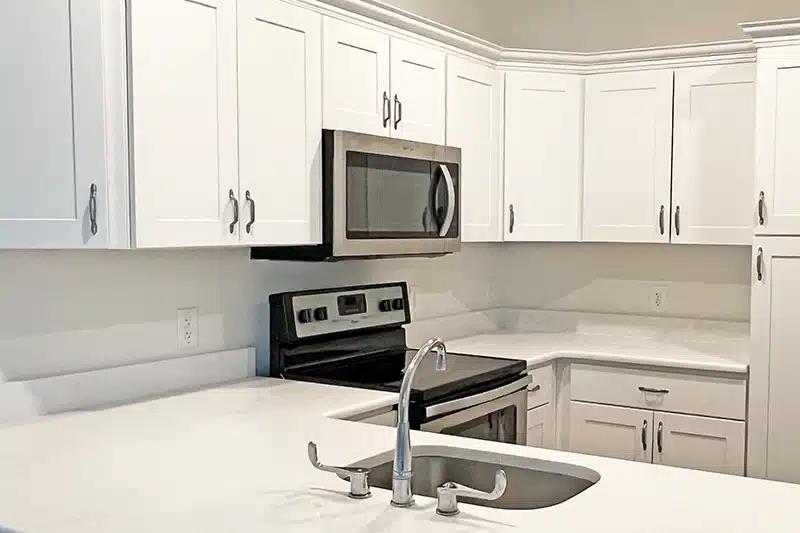 Kitchen in independent living cottage