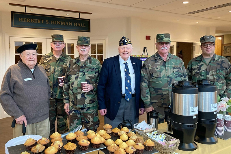 Veterans at celebration